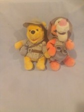 WALT Disney WORLD  Animal Kingdom Safari Winnie The Pooh TIGGER Explorer Plush 