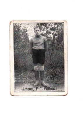 Football trading card Amann F C Villingen Greiling football sport No. 820