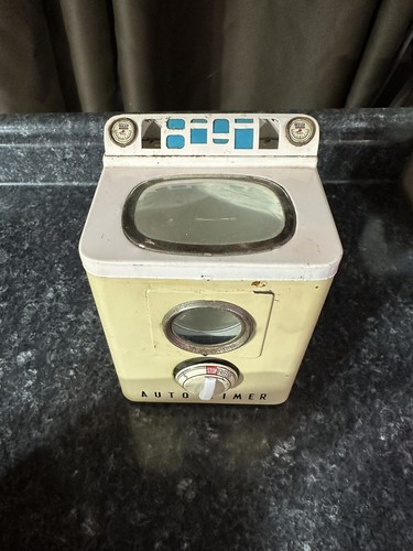 Vintage 1950’s Japan Trademark Tin Washing Machine Toy