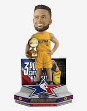 STEPHEN CURRY Golden State Warriors NBA All Star 3-Point Champion Bobblehead NIB