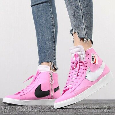 Nike Blazer Mid Rebel OFF White Pink Virgil Abloh BQ6022 102 Nike Blazer Mid Rebel OFF White Pink Virgil Abloh BQ6022 102
