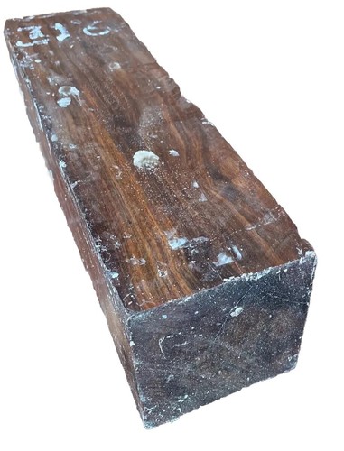True Lignum Vitae Pezzo Legno Crackizzato 3x3x12 Guaiacum officinale Diga Idro - Foto 6 di 9