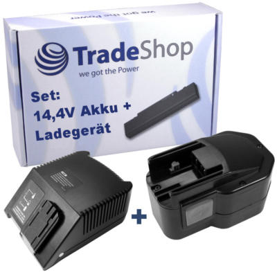 2in1 Set AKKU 14,4V 3300mAh NiMH + LADEGERÄT für Milwaukee 48-11-1000 48-11-1000