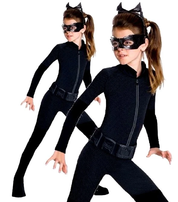 COSTUME CATWOMAN BAMBINA 5/6 ANNI