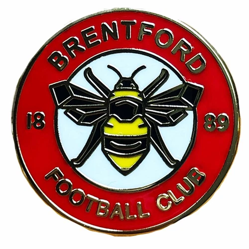 New Brentford FC Football Crest Pin Badge, Brentford Football Fans Souvenir Pin