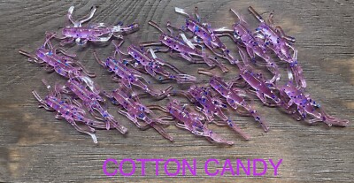 1.5  Cricket mousie ice fishing soft plastic crappie Panfish CottonCandy32 Baits