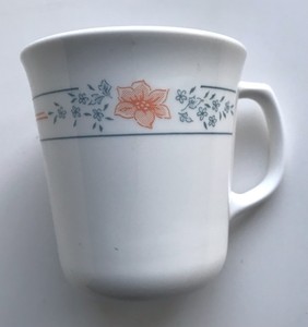 Apricot Grove Mug Cup Corning Corelle Made in USA Excellent