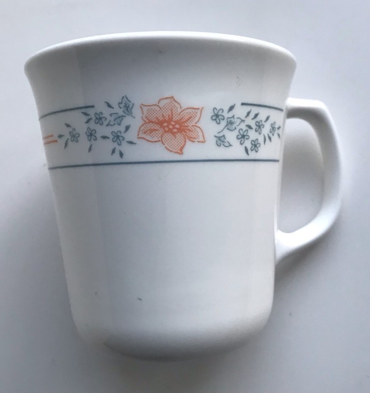 Apricot Grove Mug Cup Corning Corelle Made in USA Excellent