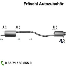 für Vw Transporter 5 T5 2.5 TDi LWB lang Vers. Abgasanlage Auspuff Anlage KIT m*