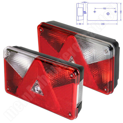 Aspöck Multipoint 5 Rückleuchten Rücklichter Set für Pkw Anhänger