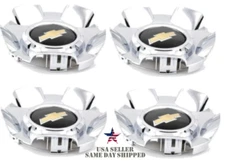 4 X 09- 11  T a h o e Av.ala.nche Sil ve.rado Chrome 54 17 Wheel Center Cap