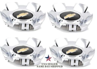 4 X 09- 11  T a h o e Av.ala.nche Sil ve.rado Chrome 54 17 Wheel Center Cap