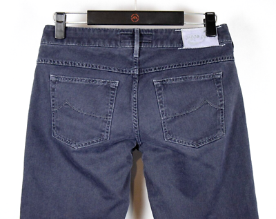 Jean Femme Jacob Cohen Slim Fit Gris Foncé - Taille 2XS, Neuf Sans étiquettes, Coupe Droite Et Moderne