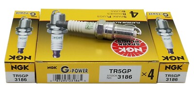 Juego De 6 Bujías NGK G Power Platinum TR5GP – Referencia 3186, Para Motor V6 O Similar