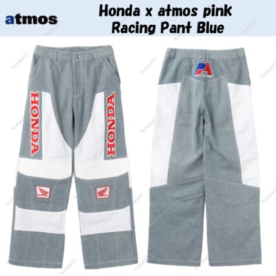 Honda x atmos pink Racing Pant Blue | eBay
