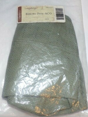 Longaberger Baking dish - ACO Sage Green  #2806587 NEW 