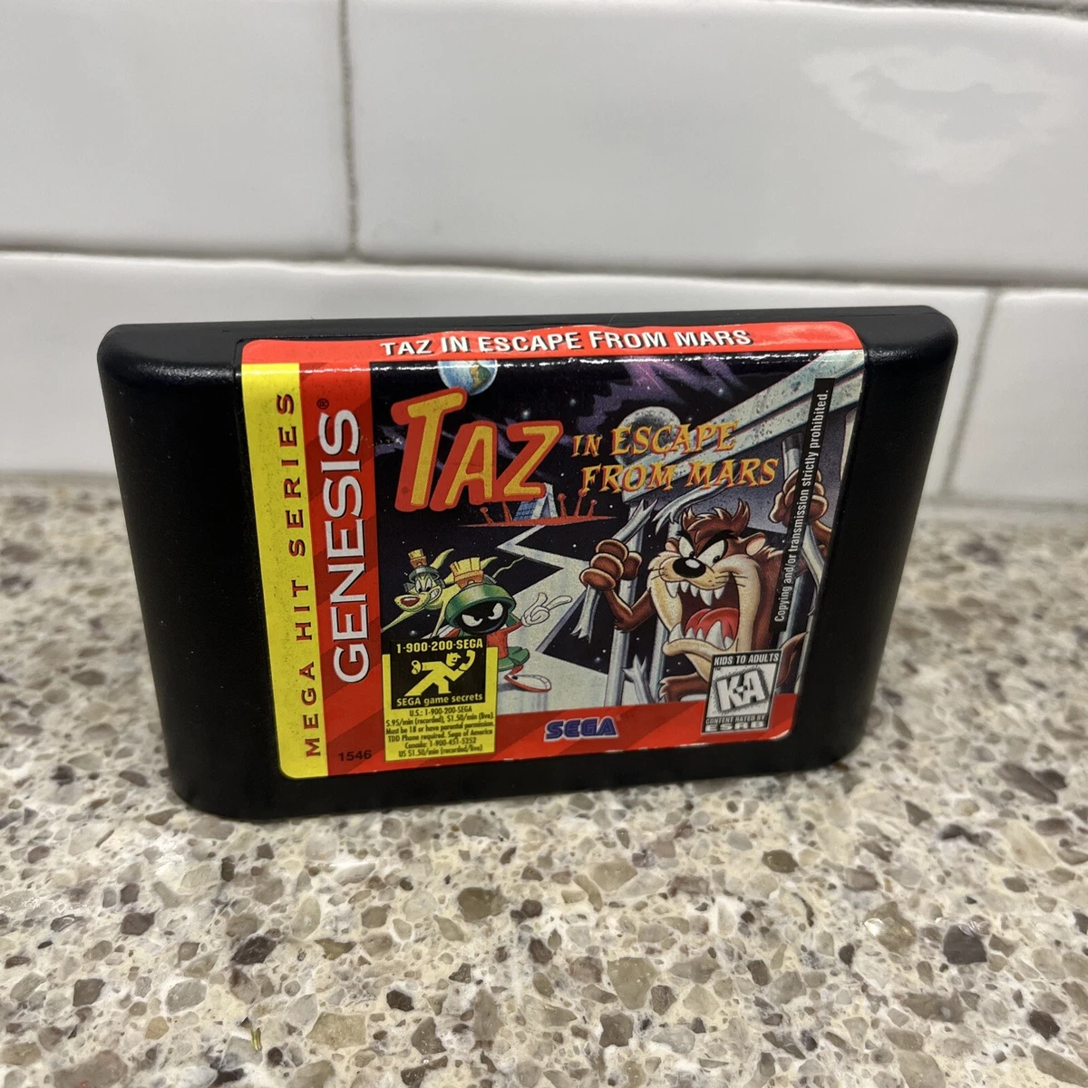 Jeux Vidéo Taz in Escape From Mars Megadrive d'occasion Jeux Vidéo Taz in Escape From Mars Megadrive d'occasion