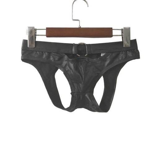 Jockstrap Wetlook Noir Andalea Pour Homme - Sous-vêtement Sportif MC/9015