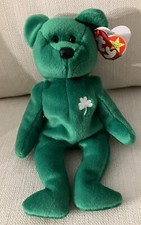 TY Beanie Original Baby Erin The Irish Bear 1997 Retired