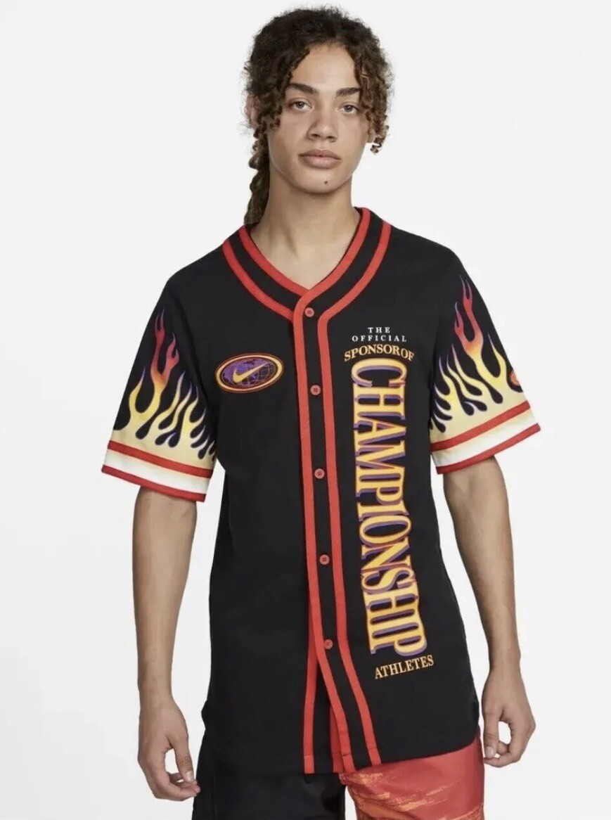 トップス NIKE AMERICANA BLACK FLAMES B.B SHIRT Nike Americana Flame Tee Grade-School – DTLR