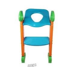 Mountek 3-in-1 Potty Training Seat Anti-Slip Pads Built-In Splash Guard Blue