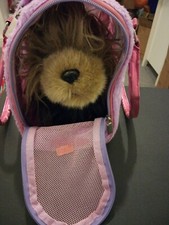 Pucci Pups Dog Teddy with Carry Bag 