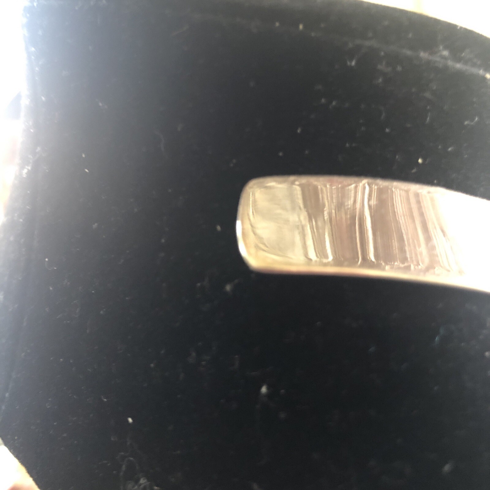 Wide Tapered Silvertone Collar Necklace 