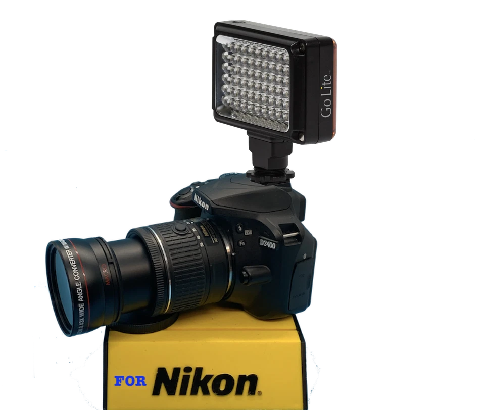 Speedlight Flash + 51 LIGHT LED for Nikon D7100 D7000 D5100 D3200 D3100 D3400 - Image 2 of 4