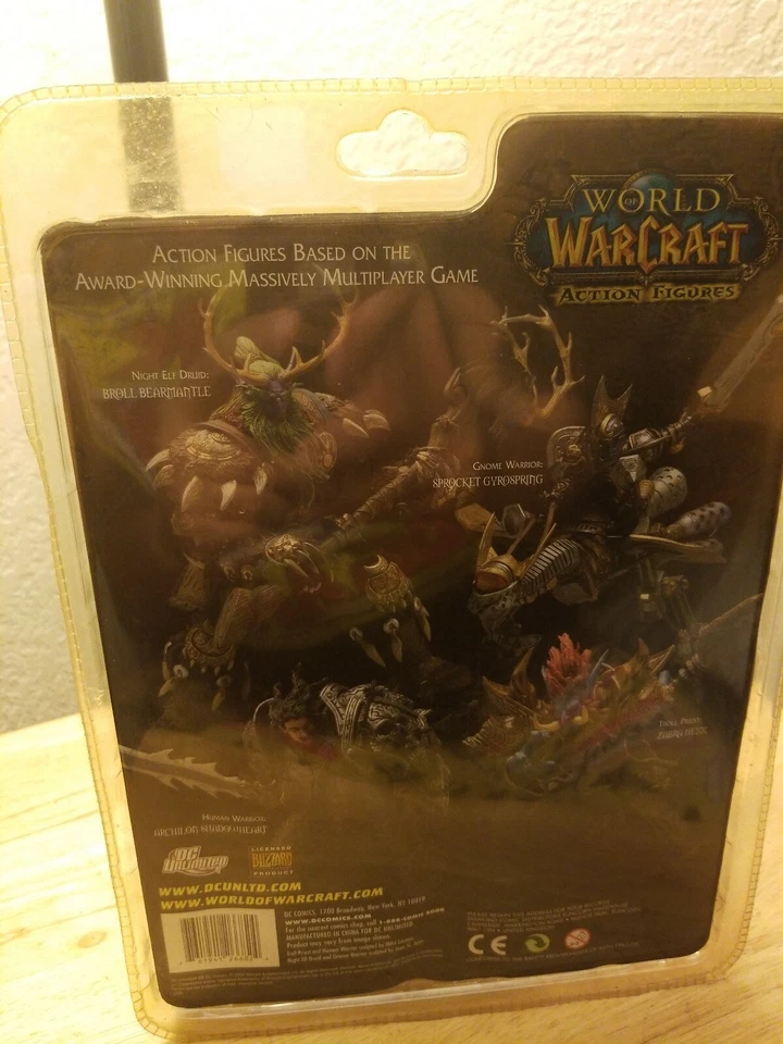 Figura de acción World of Warcraft Serie 2 Piñón Giroscopio Gnomo Guerrero Foto 2 de 4