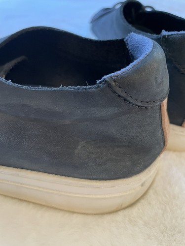 Lacoste Men's L.12.12 Black Leather Lace Up Shoes/Sneakers Size 9 42 - Picture 5 of 8