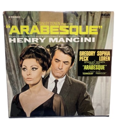  ARABESQUE  Soundtrack Henry Mancini Vinyl LP RCA CR-10035 Japanese Reissue 1982