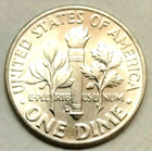 ✅ 1959 D UNCIRCULATED 90% Silver Roosevelt Dime BU from OBW Roll Full Bell Lines — photo 4