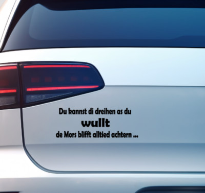 Aufkleber Ostfriesen Spruch Mors Bike Sticker Decal Scene LKW Auto Car+Bonus