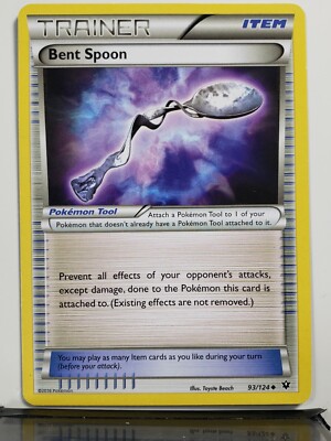 Bent Spoon 93/124 LP / VLP - XY Fates Collide Pokemon Card $2 Flat Shipping 
