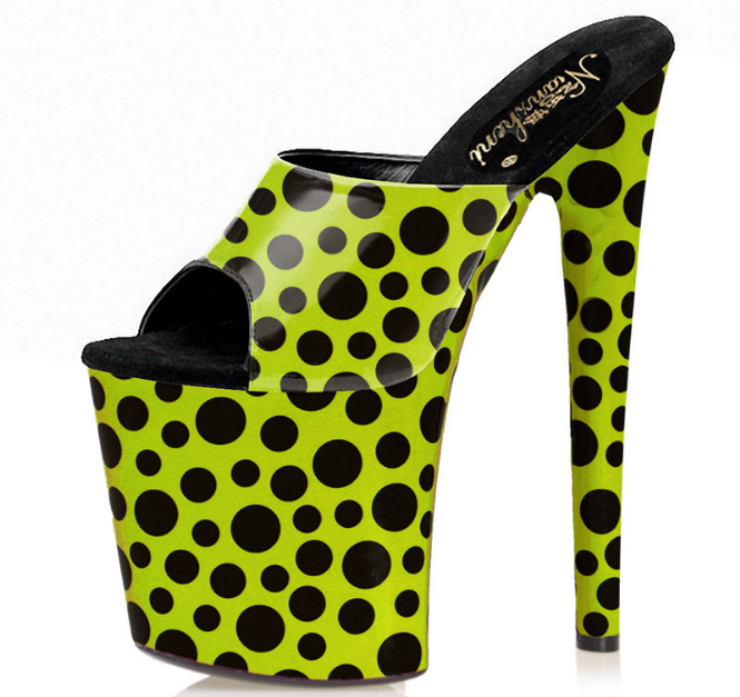 PANTOFOLA D’ORO Pantofole estive alla moda donna décolleté tacchi alti scarpe da nightclub festa