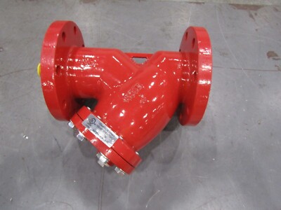 Mech Flanged V4 Y-Type Strainer ASTM A536 - Fire Main Pipeline