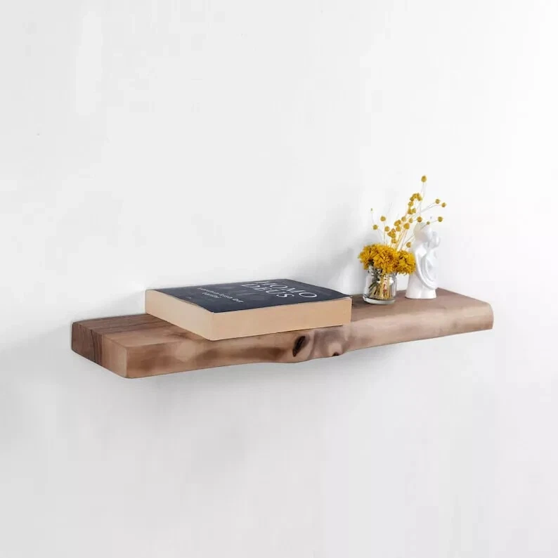 Indus Unique Walnut Shelf , Walnut Floating Shelves , Rustic Wood Shelves Solid
Opens in a new windo