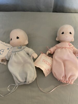1984 Vintage SAMUEL BUTCHER PRECIOUS MOMENTS 7” TRISH BABY DOLL 