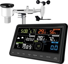 ECOWITT WS2910 Wi-Fi Weather Station Color Display with Wireless Outdoor Solar P