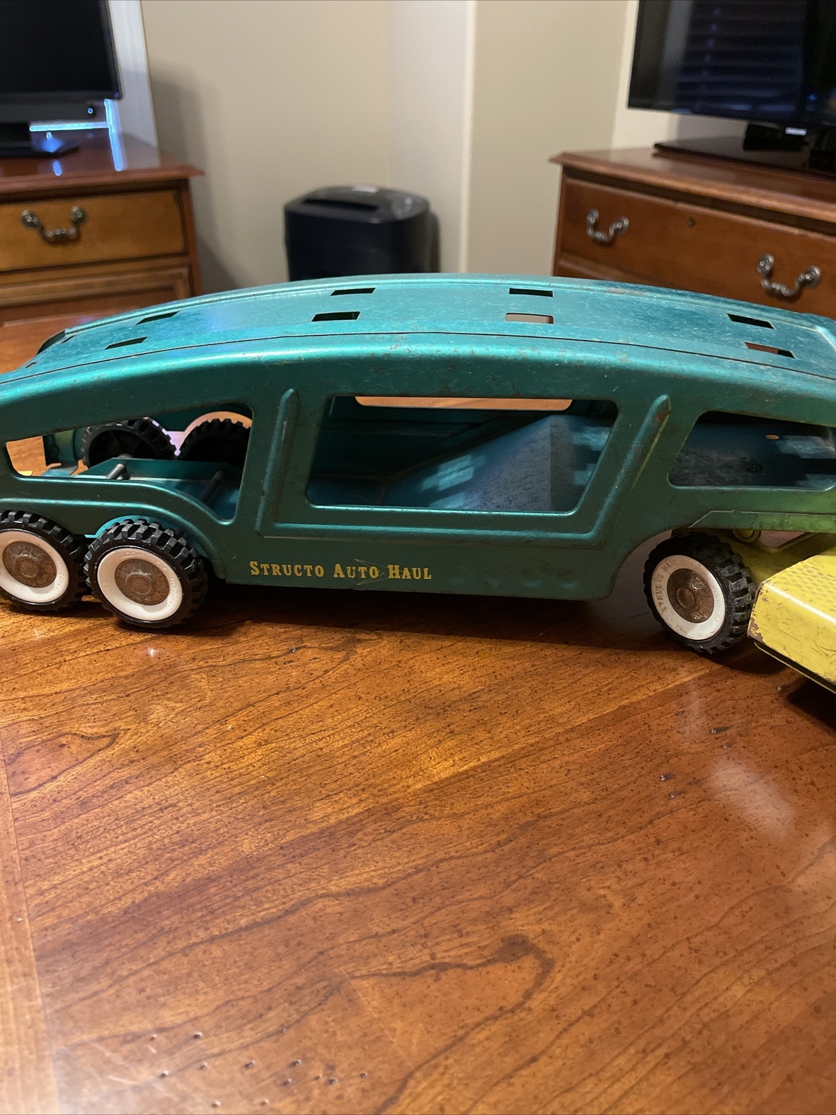 vintage metal toy truck hauler eBay