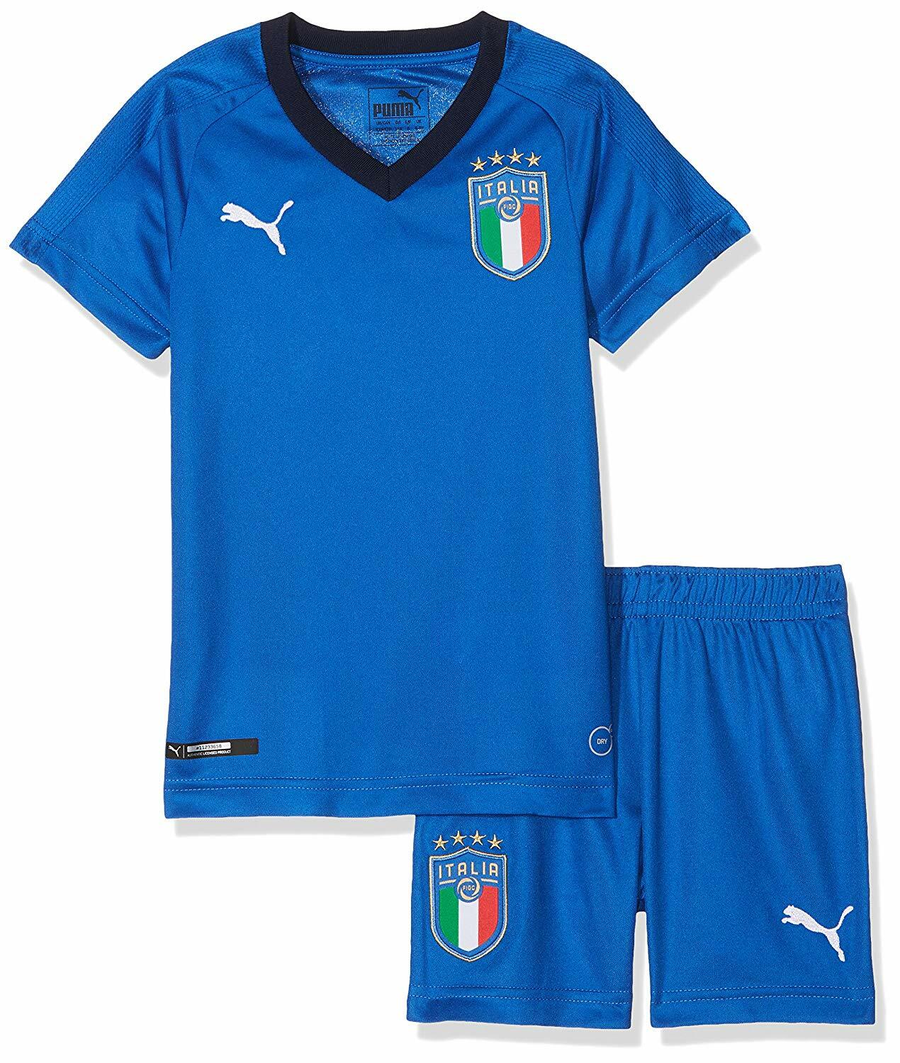 Puma FIGC Italia Home Minikit Kit de Veste et Pantalon Enfant Puma FIGC Italia Home Minikit Kit de Veste et Pantalon Enfant