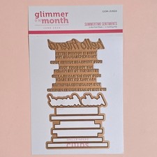 Spellbinders SUMMERTIME SENTIMENTS Glimmer Hot Foil Plate Die Set GOM-JUN24