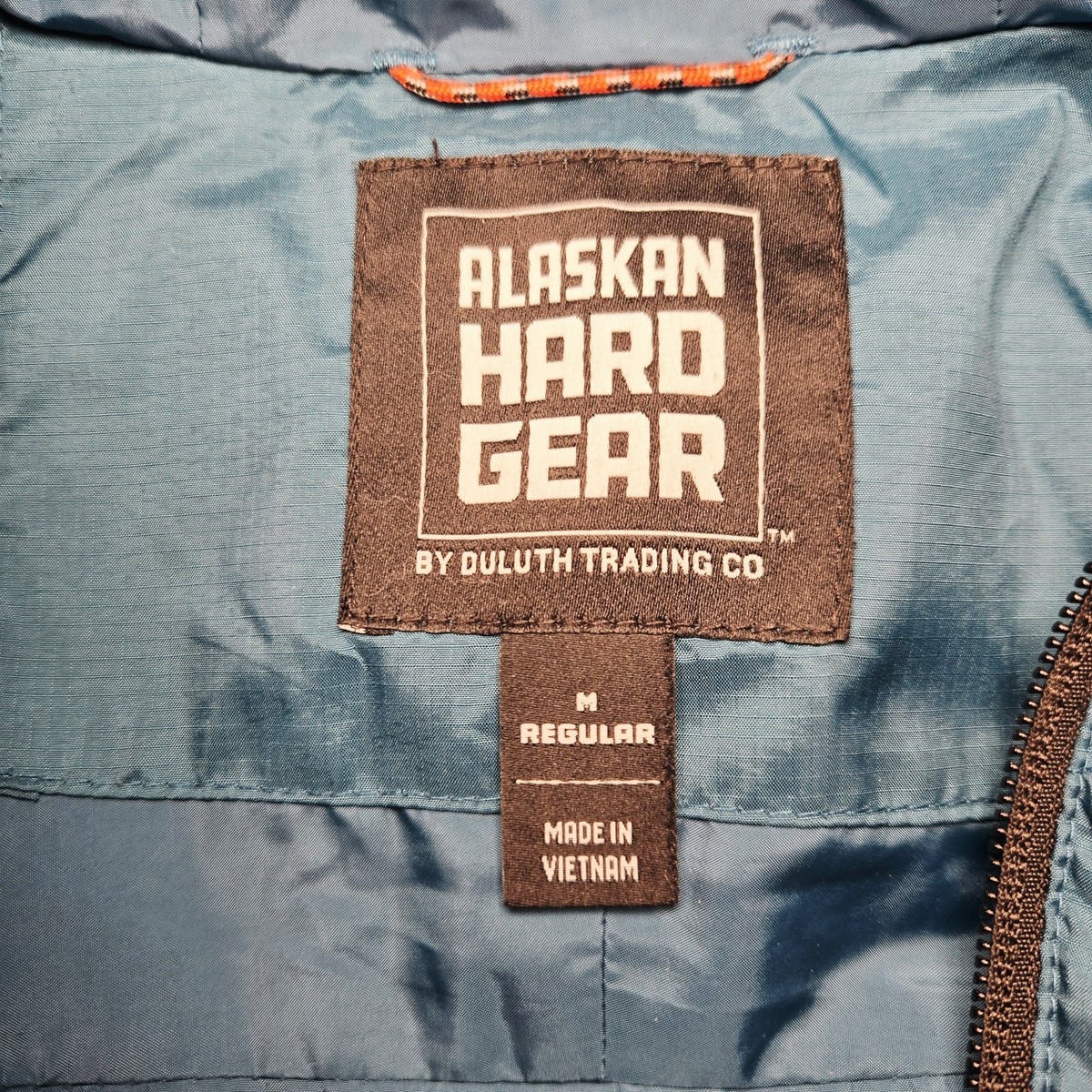Alaskan Hardgear AKHG Puffin Hooded Puffer Jacket Men’s M Teal Duluth Trading View 4