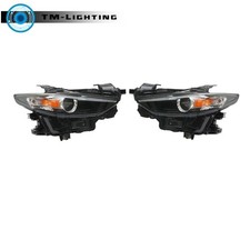 For 2019-2021 Mazda 3 Headlights Leftright Side Full Led Wo Afs Black Housing For 2019-2021 Mazda 3 Headlights Leftright Side Full Led Wo Afs Black Housing