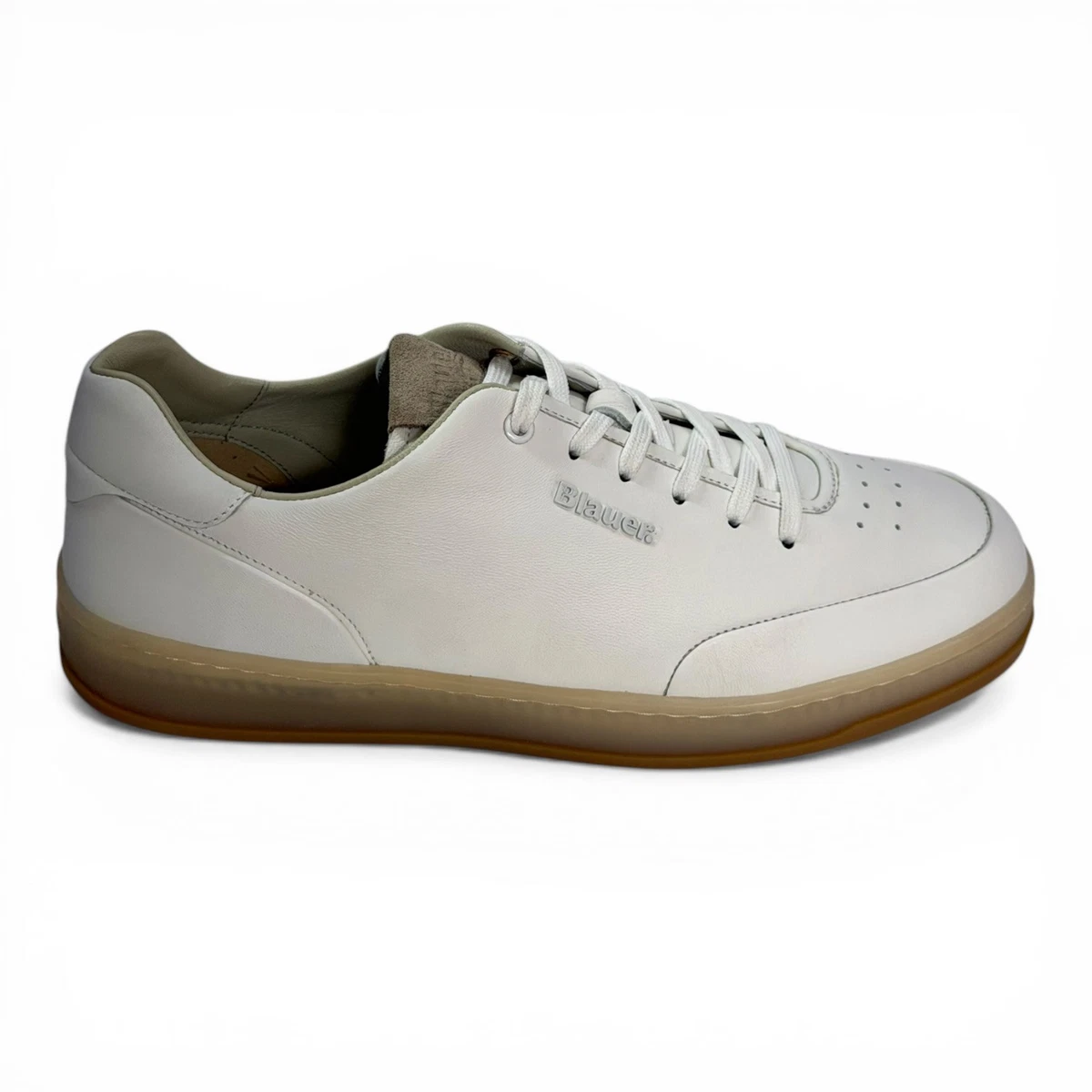 Blauer Sneaker uomo in pelle Blauer F2MURRAY02/LEA WHITE