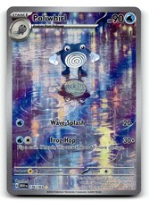 poliwhirl pokemon card value 2023 Pokemon SV 151 #176/165 Poliwhirl Illustration Rare