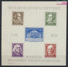 Briefmarken Sowjetische Zone (All.Bes.) 1946 Mi Block3A (kompl.Ausg.) unge(95921