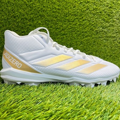 Adidas Adizero Impact.2 MD Mens Size 13 White Gold Running  display picture 1