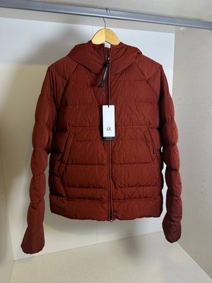 Cp Company Eco Chrome R Google Red Puffer Size M