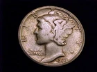 1927-D  Mercury Dime, Very Good grade
